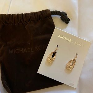 Michael Kors Lock Earring and Necklace Set